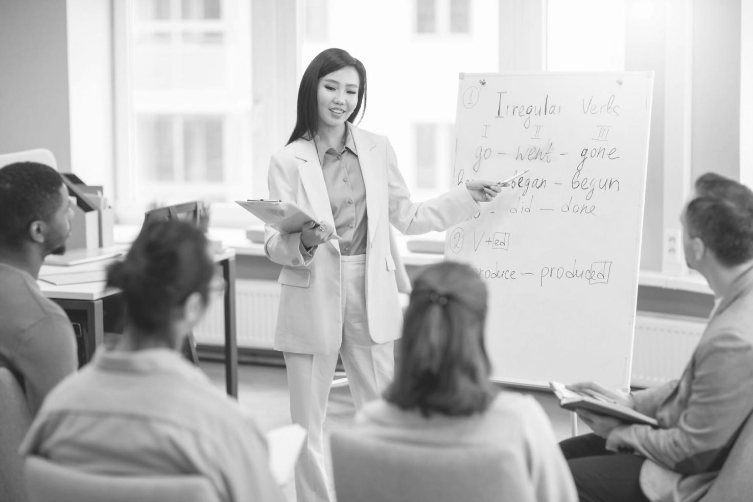 Students collaborating during a financial planning workshop session